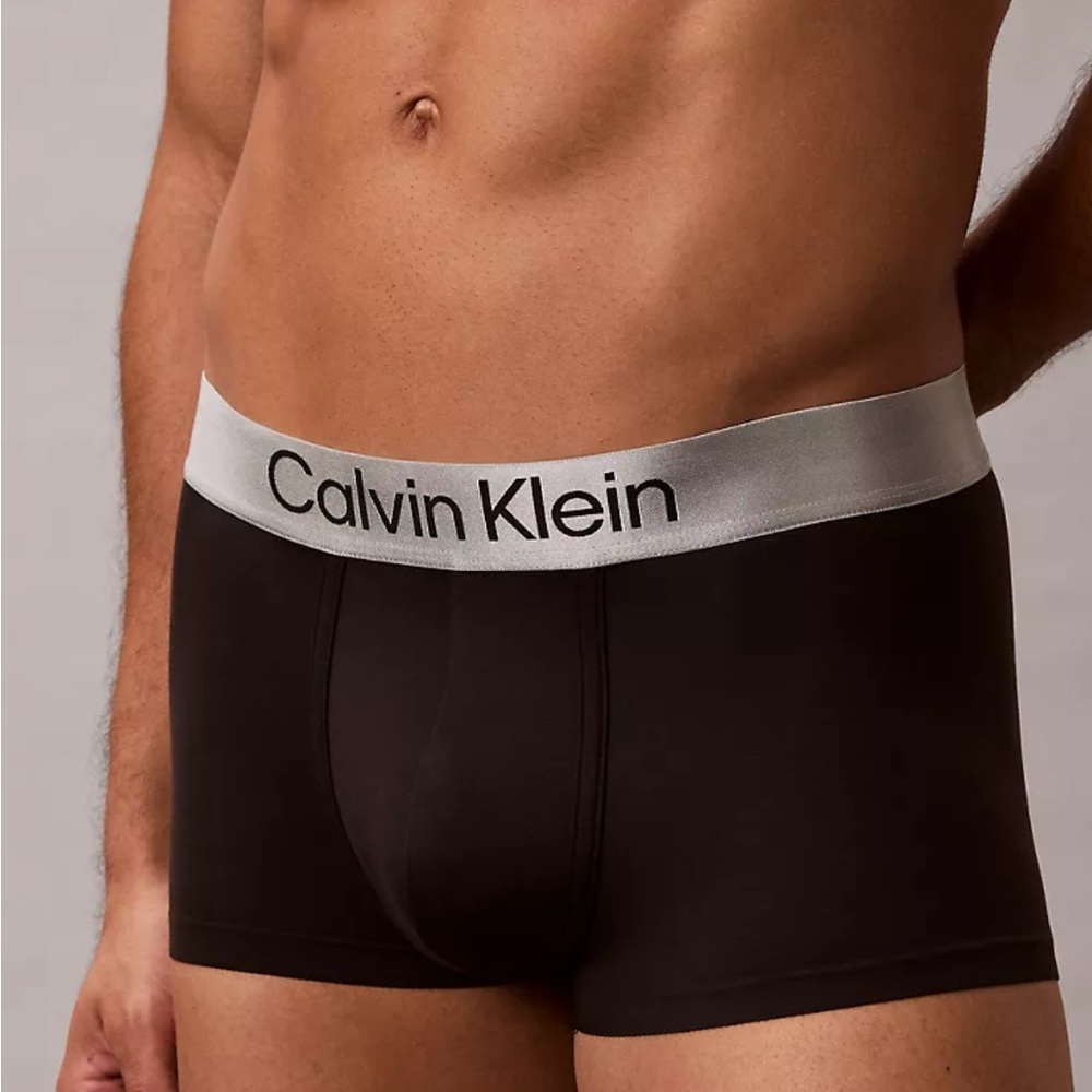 Calvin Klein Microfiber low rise  Trunk - blue new - Picture 5 of 9